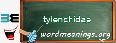 WordMeaning blackboard for tylenchidae